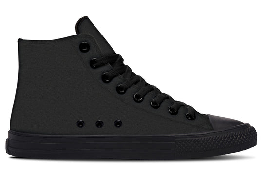 Pitch Black High Tops