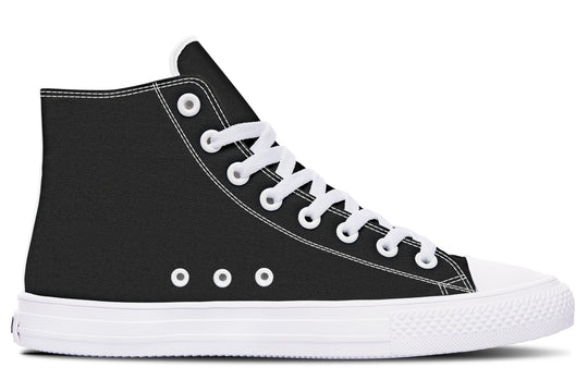 Pitch Black High Tops