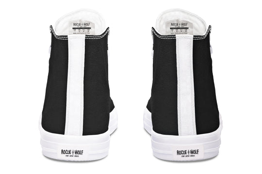 Pitch Black High Tops