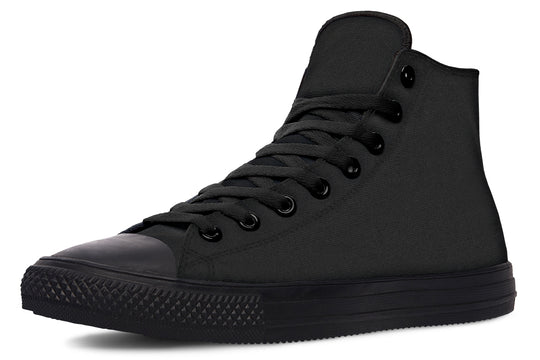 Pitch Black High Tops
