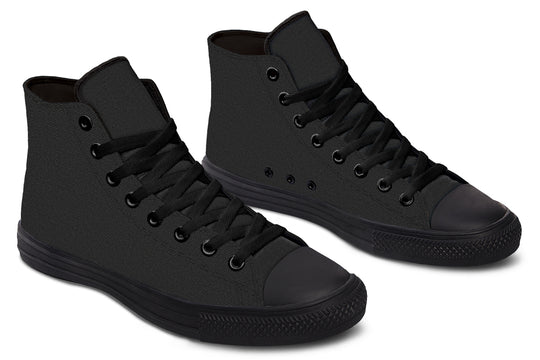Pitch Black High Tops
