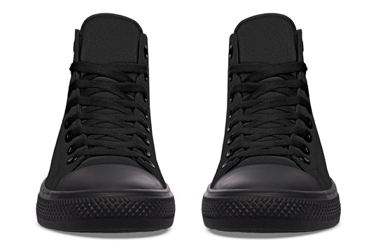 Pitch Black High Tops