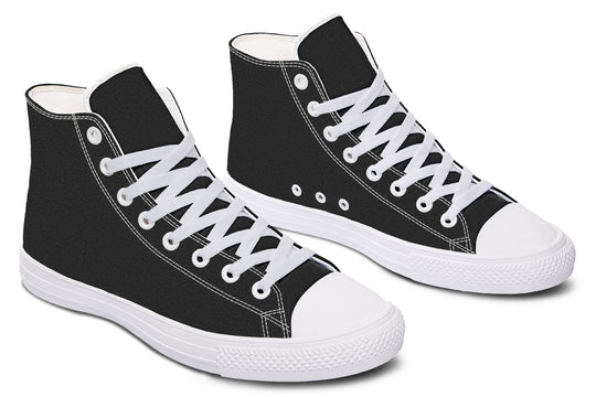 Pitch Black High Tops