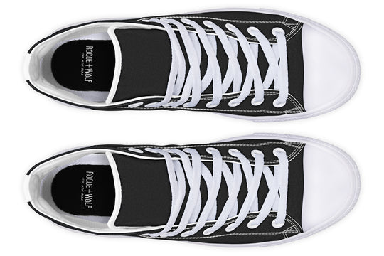 Pitch Black High Tops