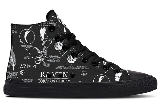 Raven Study High Tops