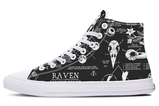 Raven Study High Tops