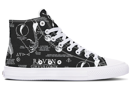 Raven Study High Tops