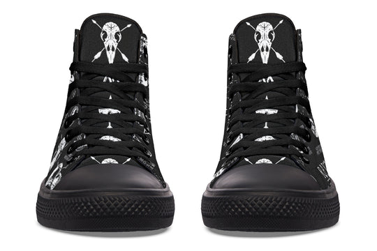 Raven Study High Tops