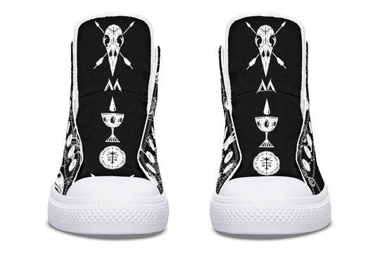 Raven Study High Tops