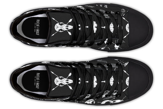 Raven Study High Tops
