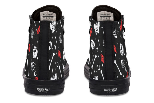 Skulls & Crystals High Tops
