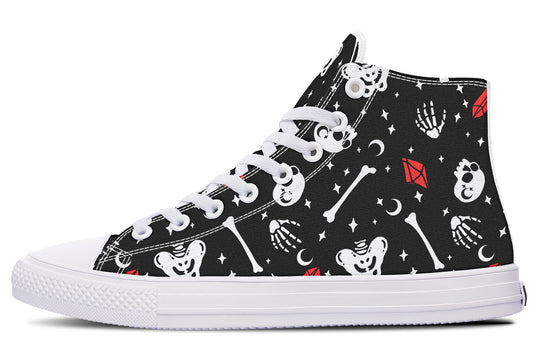 Skulls & Crystals High Tops