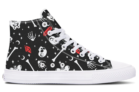 Skulls & Crystals High Tops