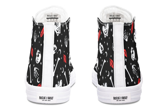 Skulls & Crystals High Tops