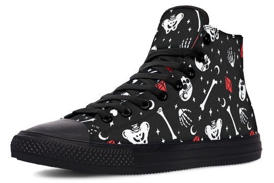 Skulls & Crystals High Tops
