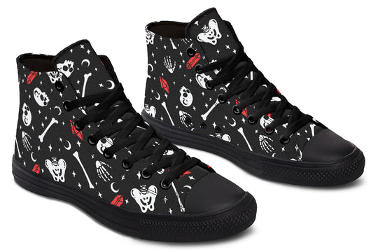 Skulls & Crystals High Tops