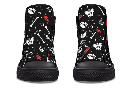 Skulls & Crystals High Tops