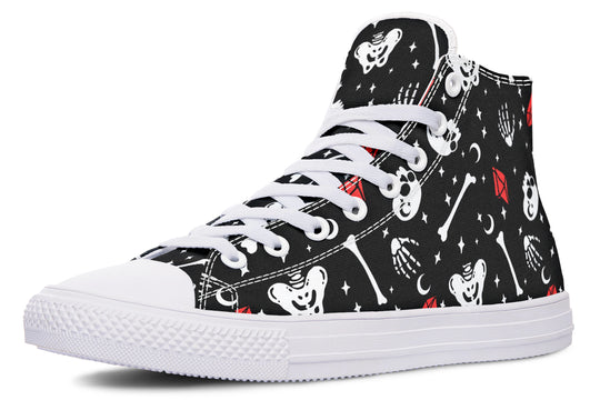Skulls & Crystals High Tops