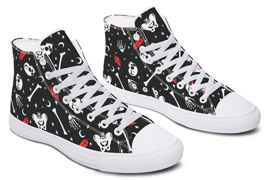 Skulls & Crystals High Tops