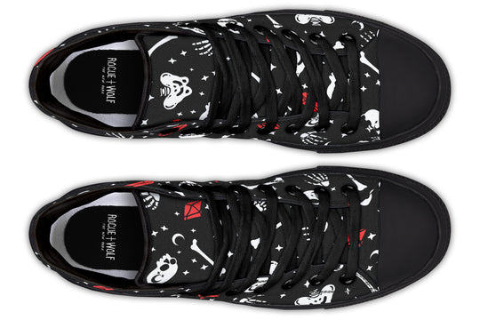 Skulls & Crystals High Tops