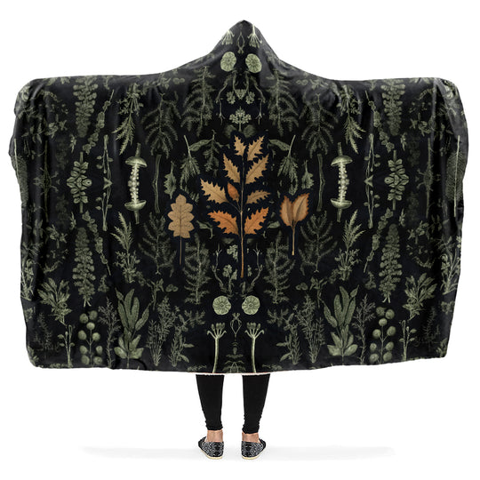 Autumn Memoir Hooded Blanket