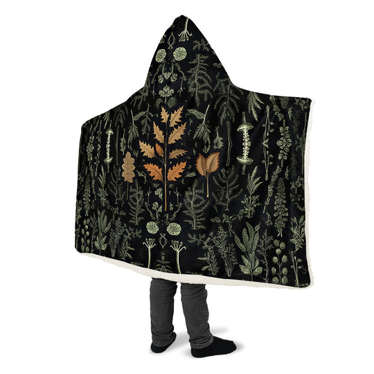 Autumn Memoir Hooded Blanket