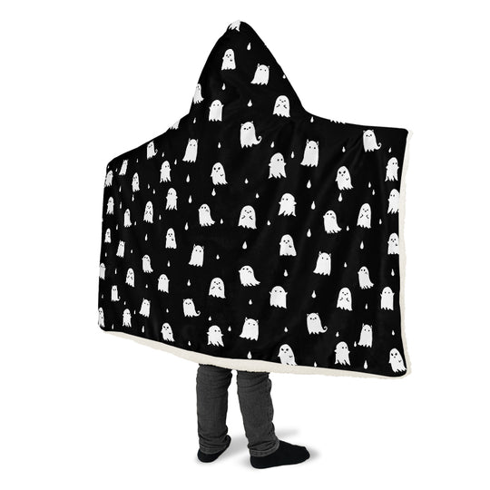 Ghost Party Hooded Blanket