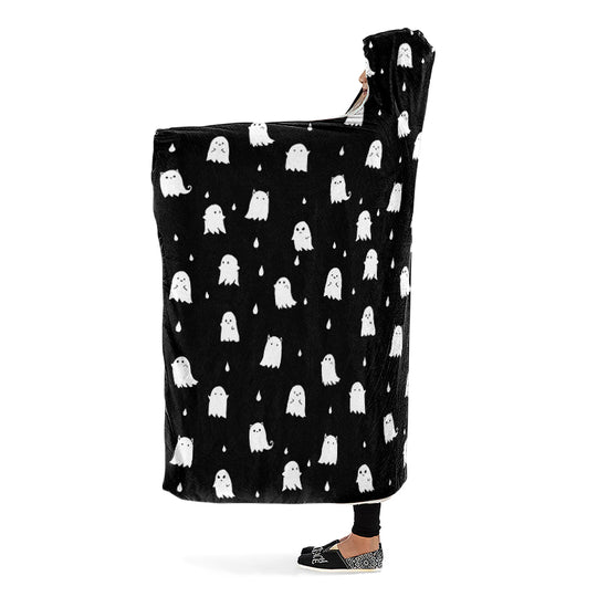 Ghost Party Hooded Blanket
