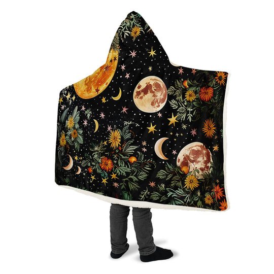 Lunar Meadow Hooded Blanket
