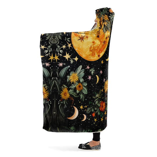 Lunar Meadow Hooded Blanket