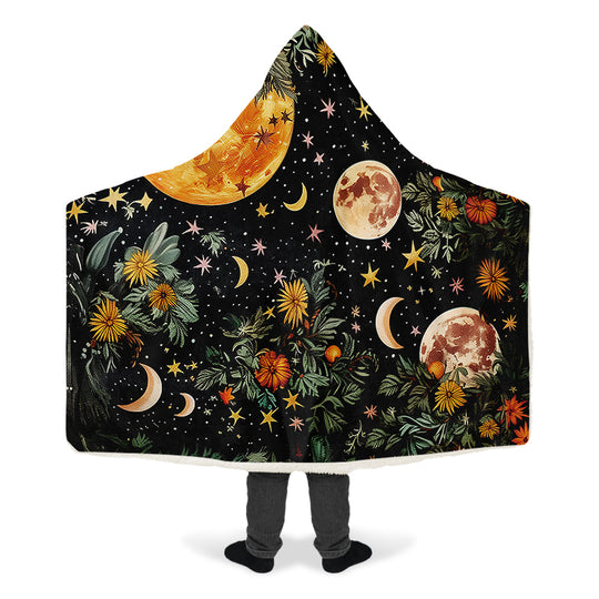 Lunar Meadow Hooded Blanket