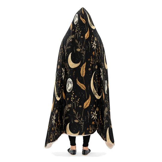 Moonlit Botanica Hooded Blanket