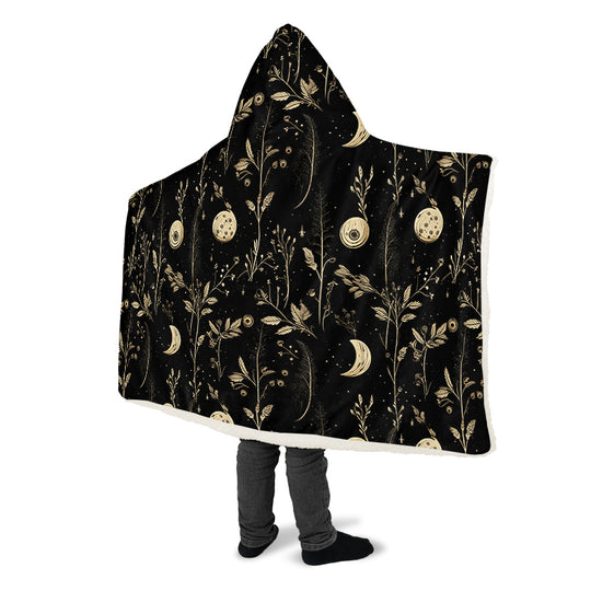 Twilight Garden Hooded Blanket