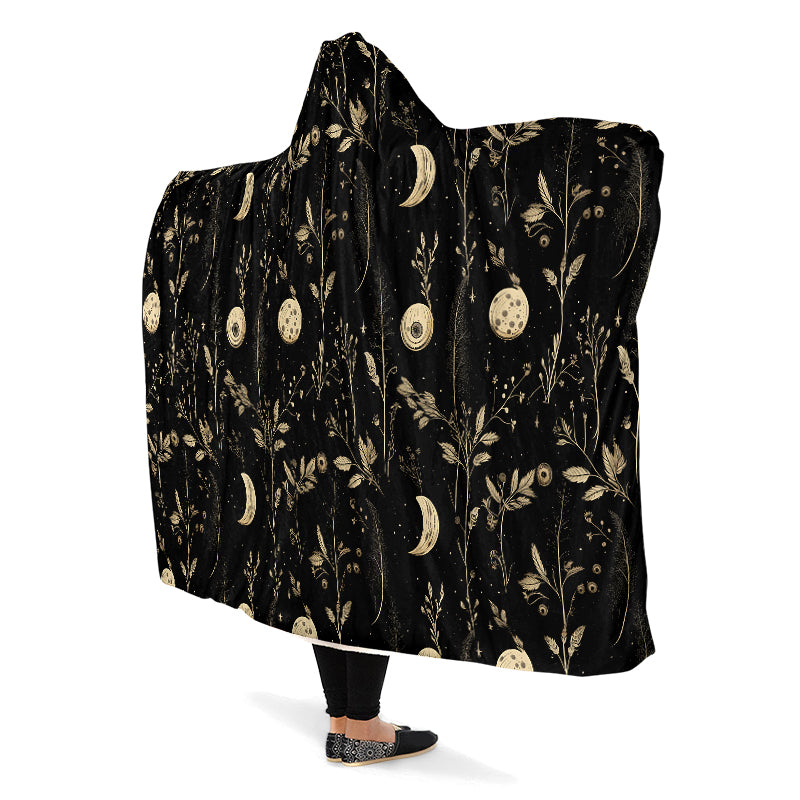 Twilight Garden Hooded Blanket
