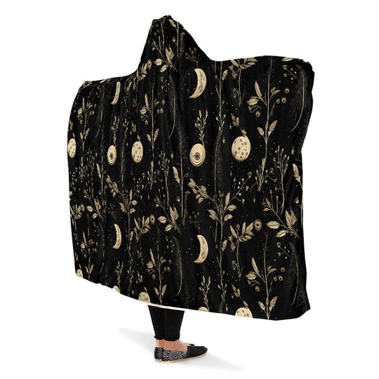 Twilight Garden Hooded Blanket