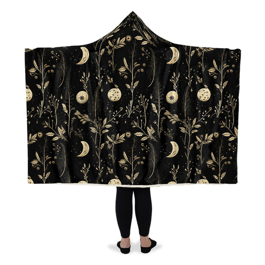 Twilight Garden Hooded Blanket