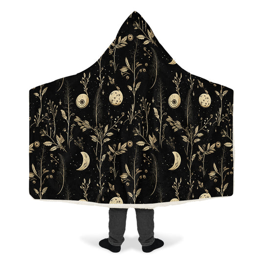 Twilight Garden Hooded Blanket