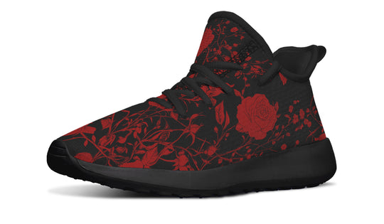 Blood Rose Romance Kids Sneakers