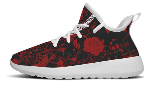 Blood Rose Romance Kids Sneakers