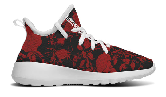 Blood Rose Romance Kids Sneakers