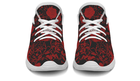 Blood Rose Romance Kids Sneakers