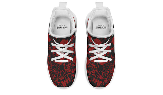 Blood Rose Romance Kids Sneakers
