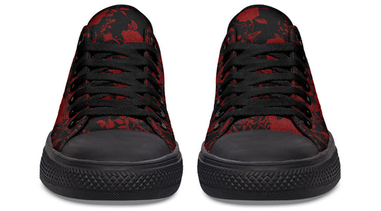 Blood Rose Romance Low Tops