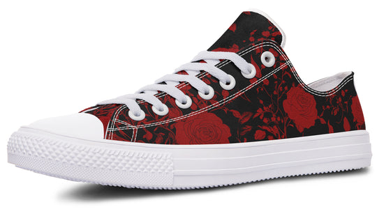 Blood Rose Romance Low Tops