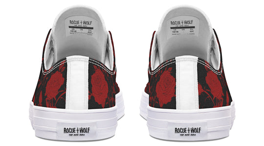 Blood Rose Romance Low Tops