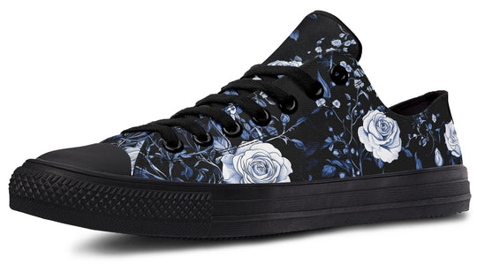Blue Rose Romance Low Tops