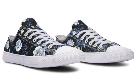 Blue Rose Romance Low Tops