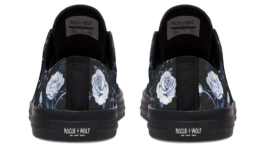 Blue Rose Romance Low Tops