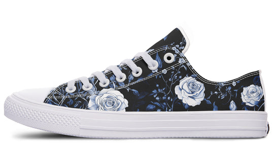 Blue Rose Romance Low Tops