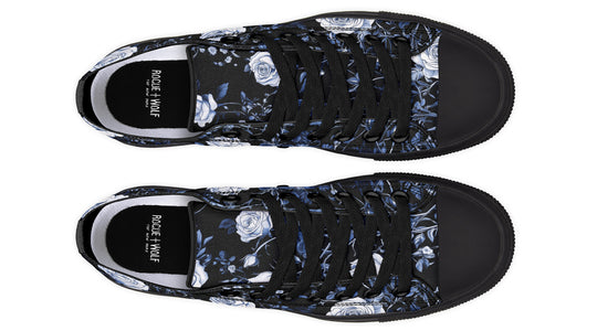 Blue Rose Romance Low Tops